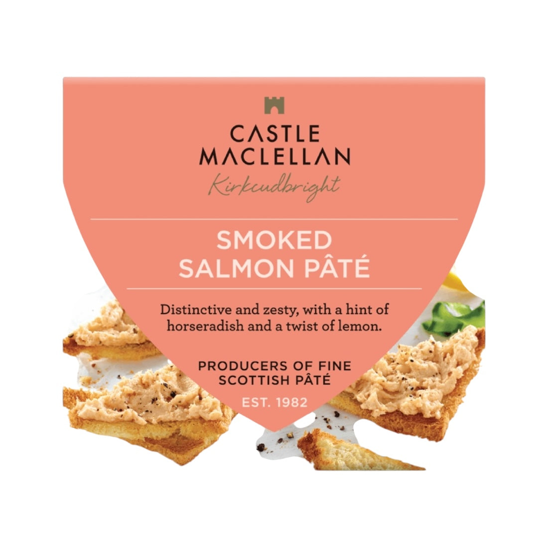 Scottish Smoked Salmon Pate Castle MacLellan