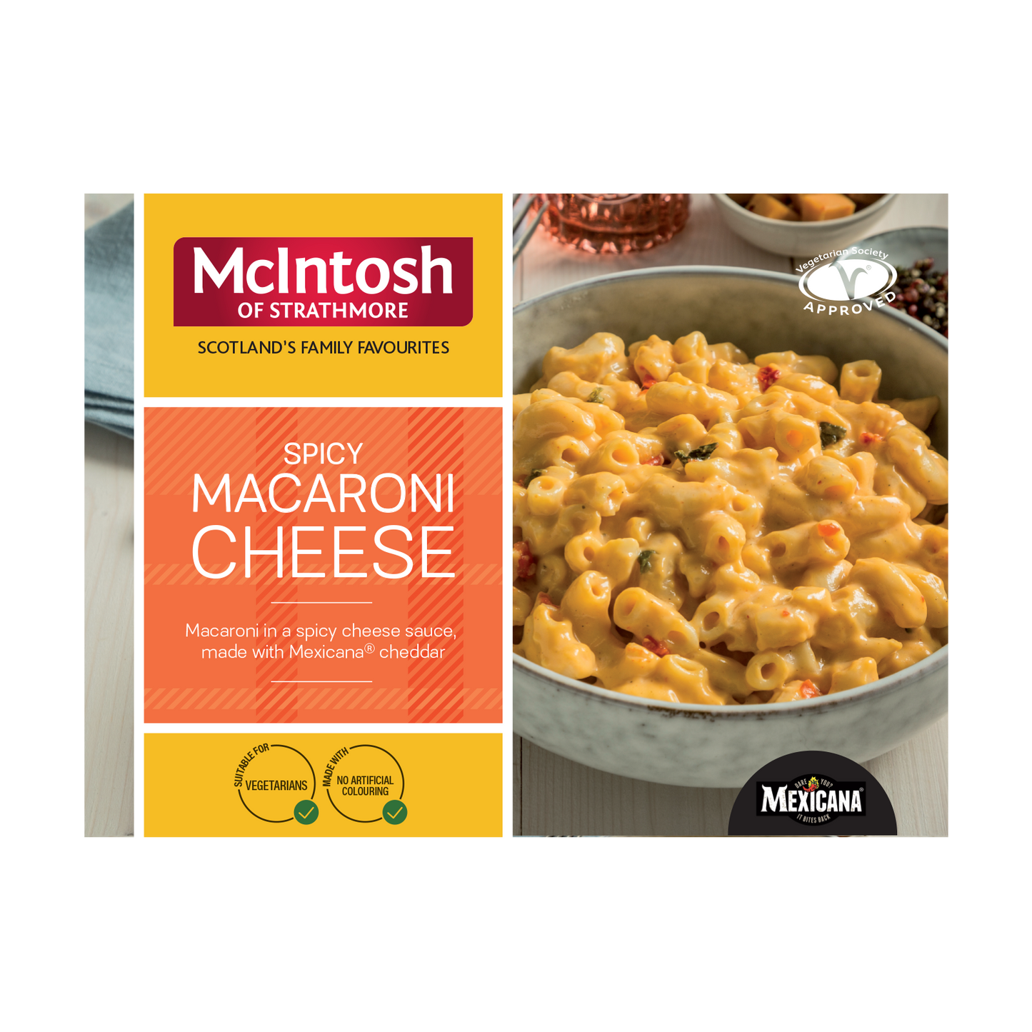 Spicy Macaroni Cheese Mcintosh 340g