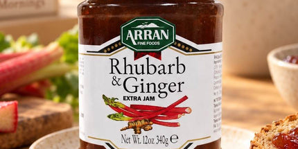 Rhubarb & Ginger Jam Preserve Taste of Arran 340g