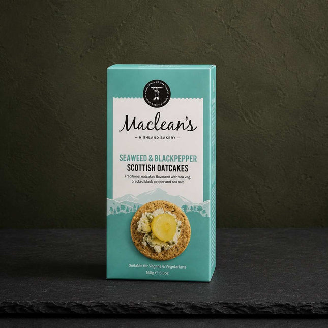 Seaweed & Black Pepper Oatcakes Macleans