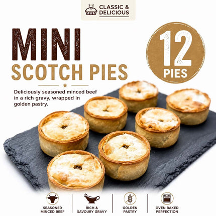 Scotch Pies Mini x12