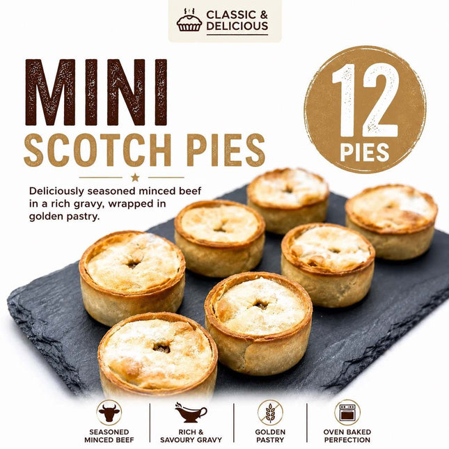 Scotch Pies Mini x12