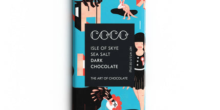 Isle of Skye Sea Salt Dark Mini Chocolate Bar (Pack of 24) - Scottish Hampers