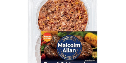 Malcolm Allan Beef & Haggis Burgers 227g
