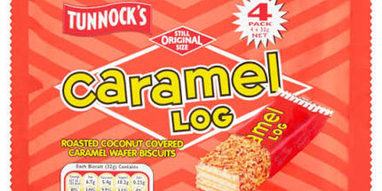 Caramel Log Wafer Biscuits Tunnock's