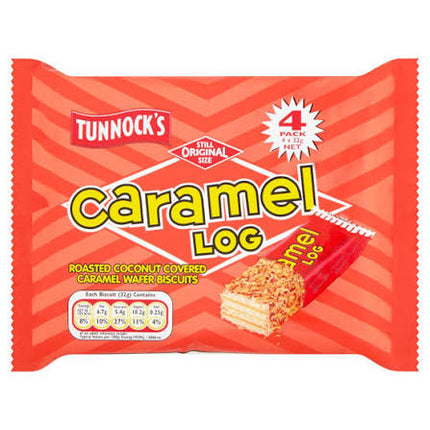Caramel Log Wafer Biscuits Tunnock's
