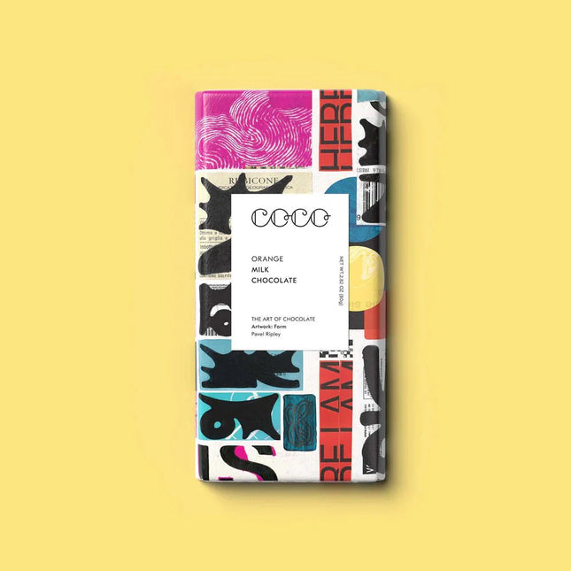 Milk Orange Chocolate Bar COCO - Scottish Hampers