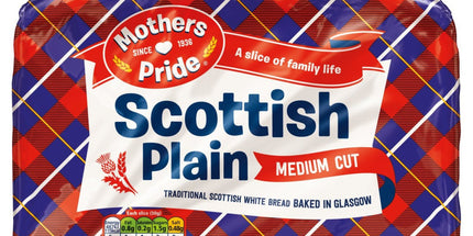 Mothers Pride Scottish Plain Medium Cut Bread 800g