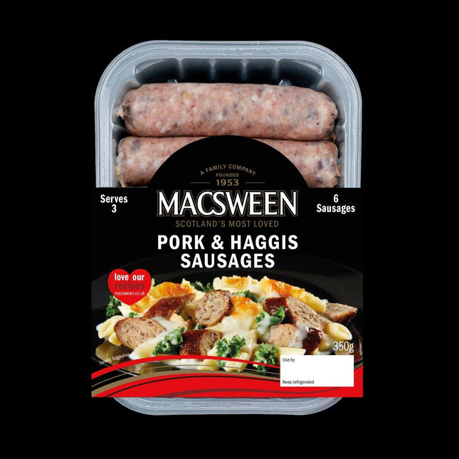 Malcolm Allan Pork & Haggis Sausages 350g