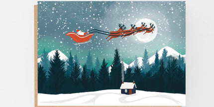 Christmas Santa Card - Scottish Hampers