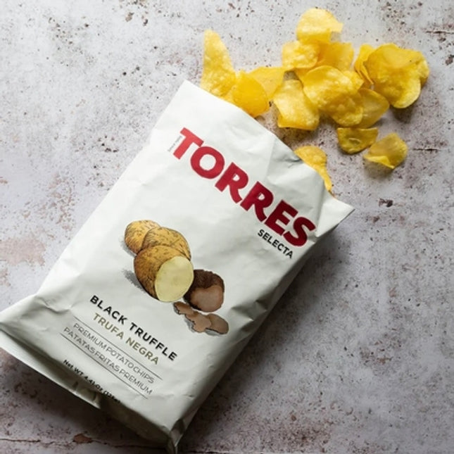 Torres Black Truffle Potato Crisps, 125g