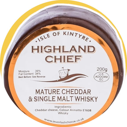 Isle Of Kintyre Highland Chief Mature Cheddar 200g