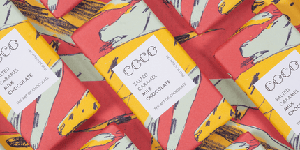 Salted Caramel Milk Mini Chocolate Bar (Pack of 24) - Scottish Hampers