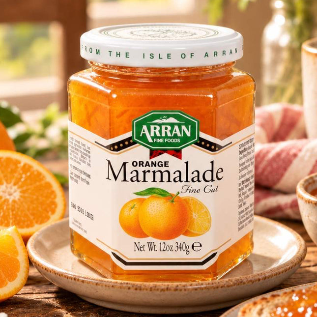 Fine Cut Orange Marmalade Preserve Taste of Arran 340g