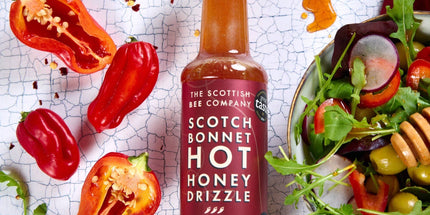 Festive Scotch Bonnet Hot Honey Drizzle - Spicy Hot Honey - Scottish Hampers