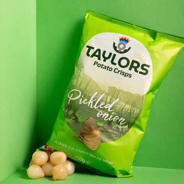 Pickled Onion Crisps Taylors 40g