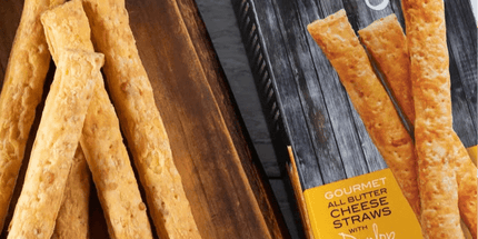 Smoked Dunlop Cheese Straws Stag - Scottish Hampers