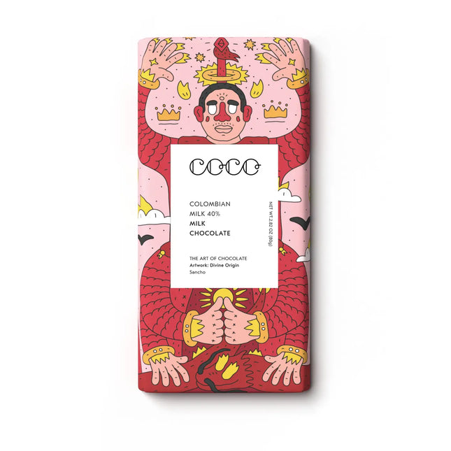 Colombian Milk 40% Chocolate Bar - Scottish Hampers