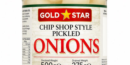 Gold Star Chip Shop Style Pickled Onions 500g