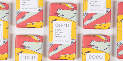 Salted Caramel Milk Mini Chocolate Bar (Pack of 24) - Scottish Hampers