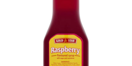 Gold Star Raspberry Flavoured Syrup 190g