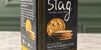 Parmesan & Garlic Stag Water Biscuits - Scottish Store & Deli