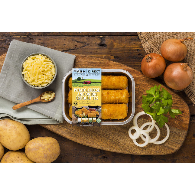 Potato, Cheese and Onion Croquettes MASH DIRECT 300g