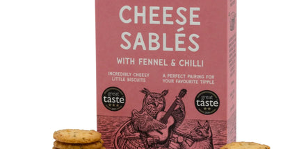 Cheese Sablés with Fennel & Chilli