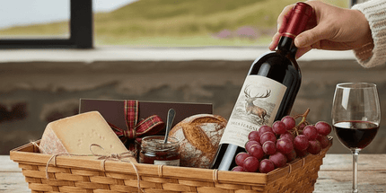 A Tray of Goodies with Packaging - Scottish Hampers