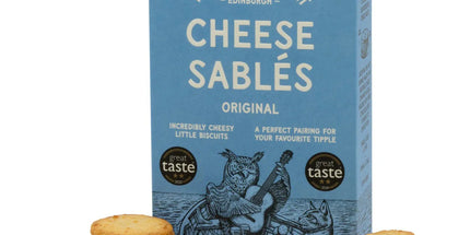 Cheese Sablés pea Green Boat - Scottish Hampers