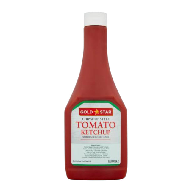 Gold Star Chip Shop Tomato Ketchup  Sauce 670g