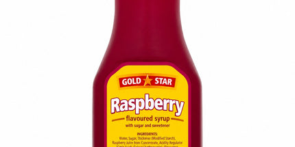 Gold Star Raspberry Flavoured Syrup 190g