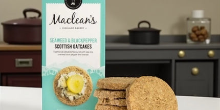 Seaweed & Black Pepper Oatcakes Macleans - Scottish Hampers