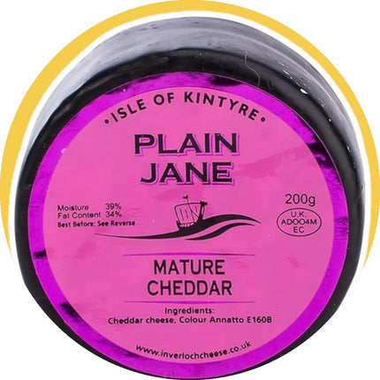 Isle Of Kintyre Plain Jane Mature Cheddar 200g