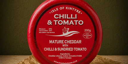 Isle Of Kintyre Chilli & Sundried Tomato Mature Cheddar 200g