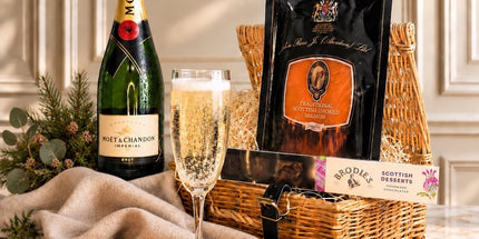 Champagne, Smoked Salmon & Chocolate Gift Hamper - Scottish Store & Deli