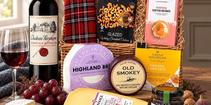 Cheese, Pate, Nibbles and Wine Gift Hamper - Scottish Store & Deli