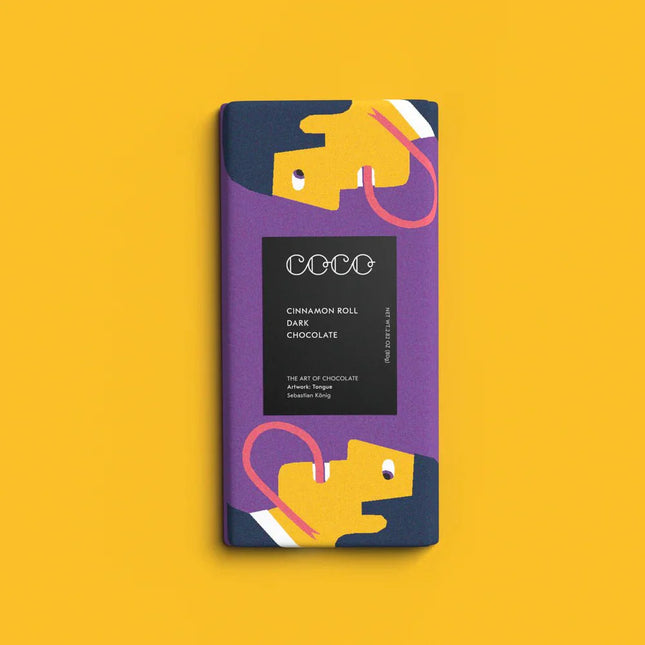 Milk Cinnamon Roll Chocolate Bar COCO - Scottish Hampers