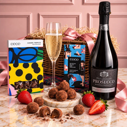 Prosecco, Double Chocolate & Caramel Truffle’s - Scottish Store & Deli