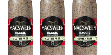 3x Macsween Gluten Free Haggis – 200g (Serves 1–2) - Scottish Hampers