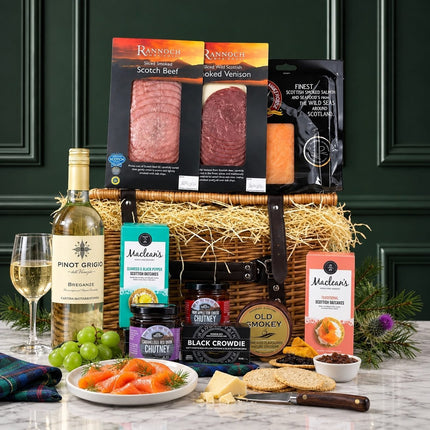 Scottish Feast with White Wine - Scottish Store & Deli