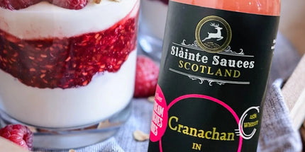 Canachan in a Bottle' – Scottish Whisky & Raspberry Sauce - Scottish Hampers
