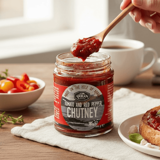Arran Tomato and Red Pepper Chutney - Scottish Hampers