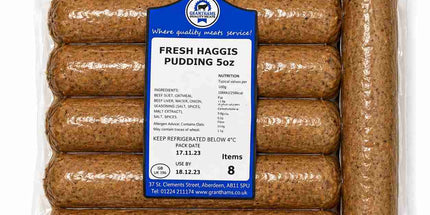 Haggis Puddings 8x5oz Mcwilliam