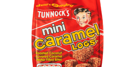 Tunnocks - Mini Caramel Logs Pouches 150g - Scottish Hampers