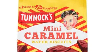 Tunnocks - Mini Caramel Wafers Pouches 150g - Scottish Hampers