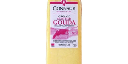 Connage Organic Gouda Wedge - Scottish Hampers