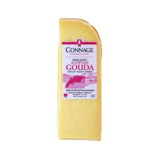 Connage Organic Gouda Wedge - Scottish Store & Deli