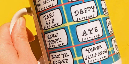 Scottish Slang Signs Mug - Scottish Patter / Satings - Scottish Hampers