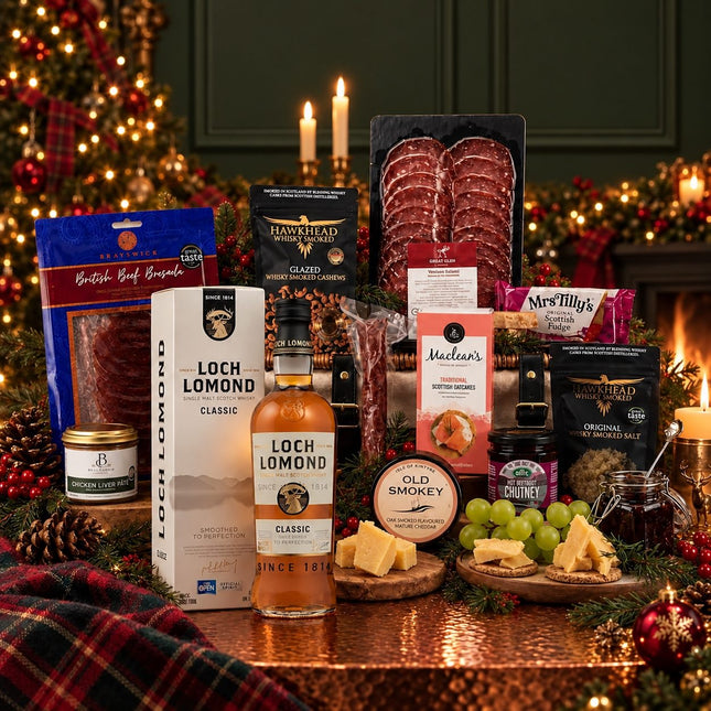 Loch Lomond Whisky & Charcuterie Christmas Hamper - Scottish Store & Deli